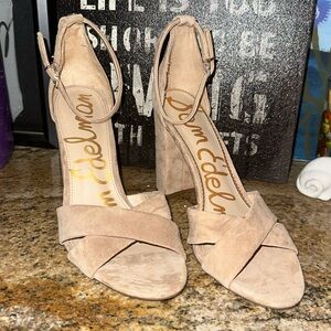 Sam Edelman Tan suede Heels SZ 11